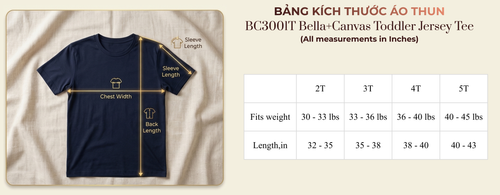 BC3001T Bella+Canvas TODDLER Jersey Tee