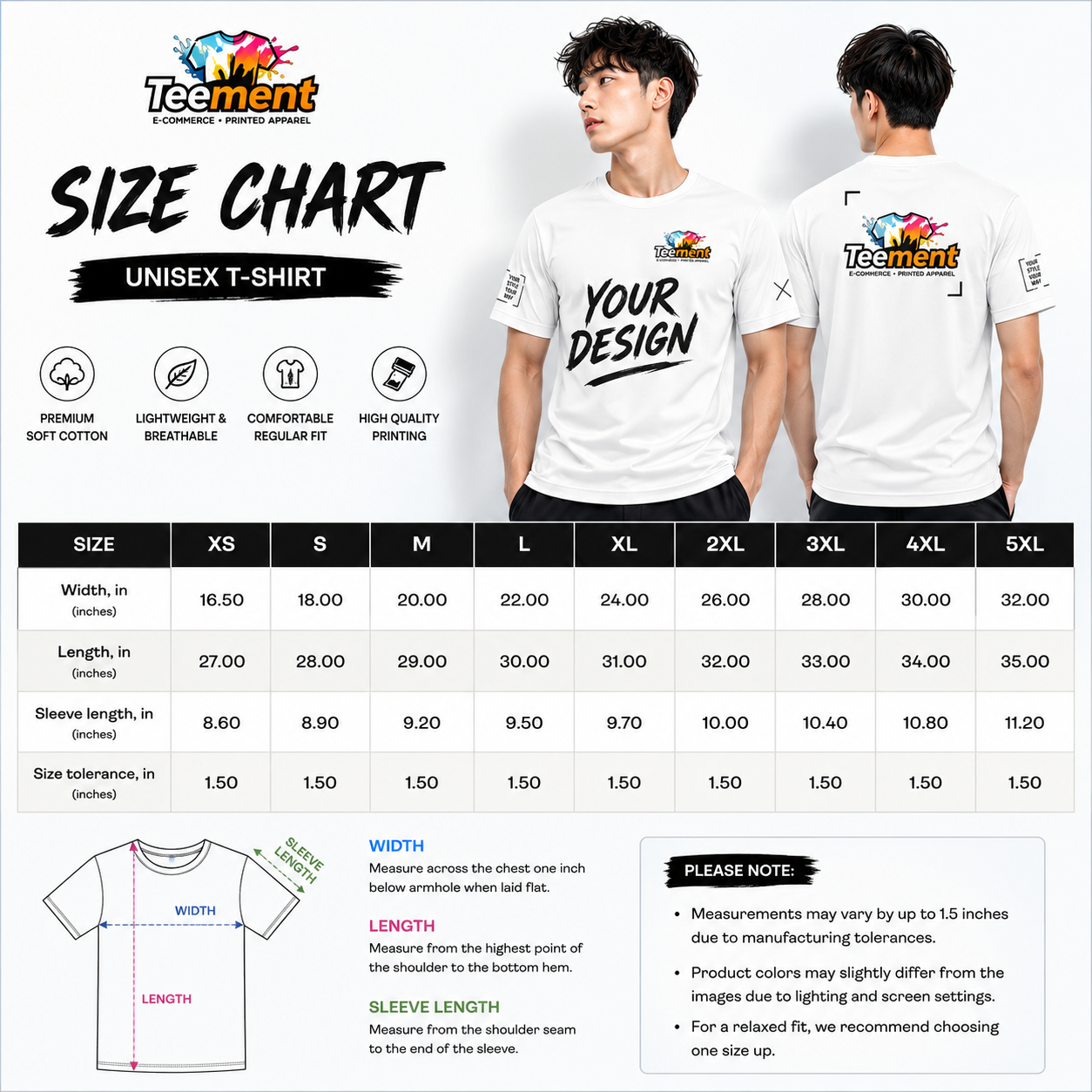 Unisex Jersey Short Sleeve Tee - Bella+Canvas  - 3001