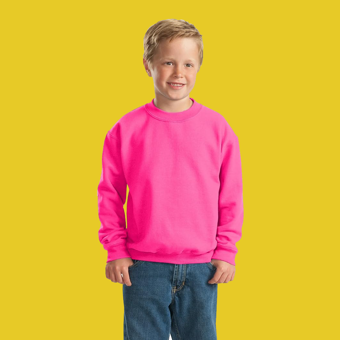 G18000B Gildan Heavy Blend Youth Sweatshirt