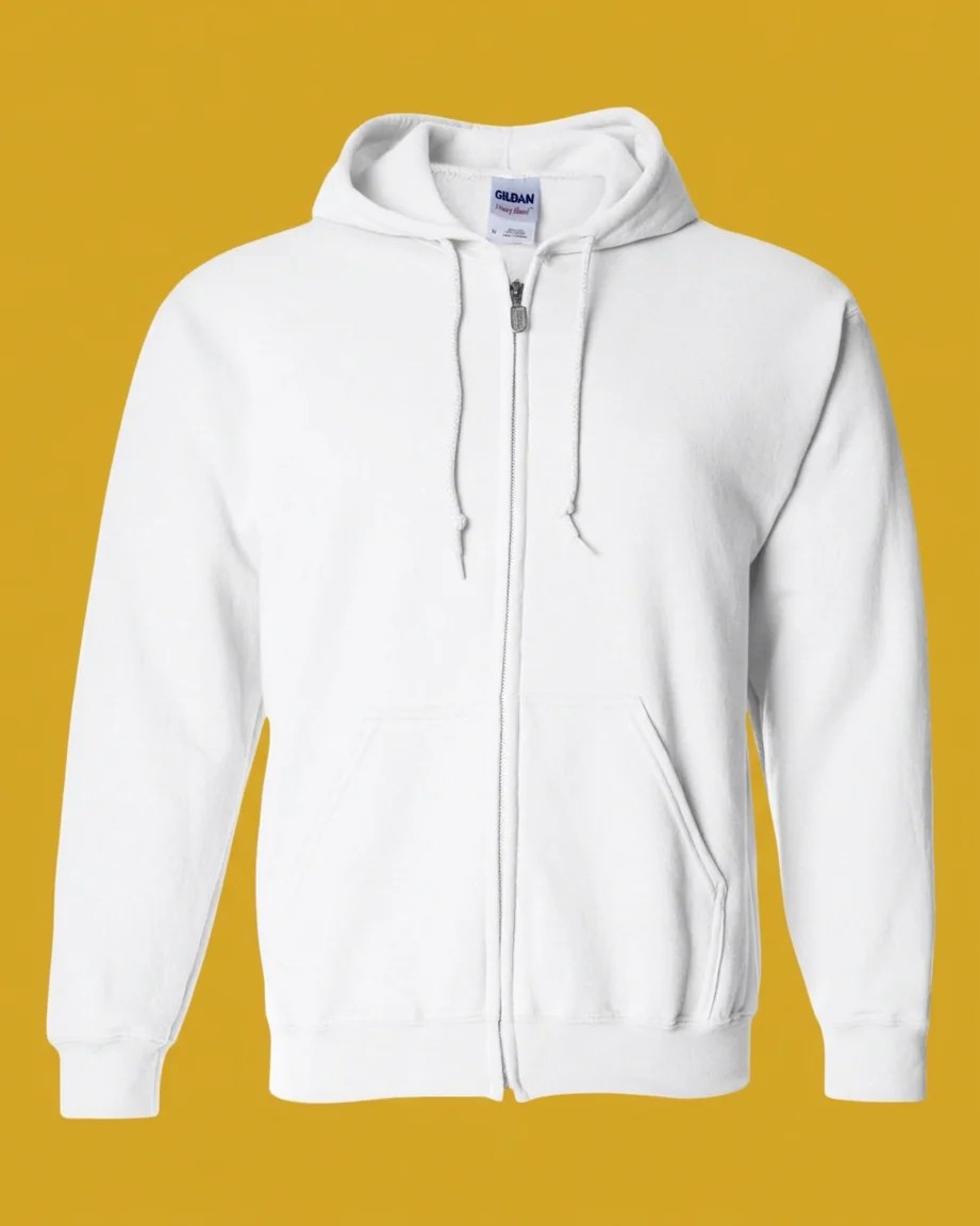 G18600 Gildan Unisex Heavy Blend Full-Zip Hooded Sweatshirt