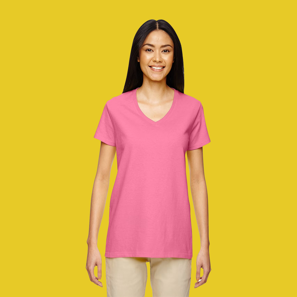 G5V00L Gildan Ladies' V-Neck T-Shirt