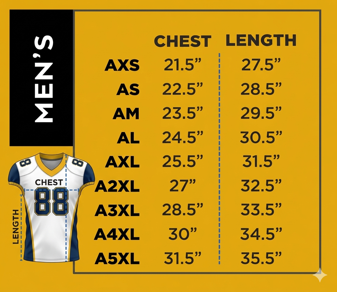 FTJ8300 Football Jersey AOP Shirt