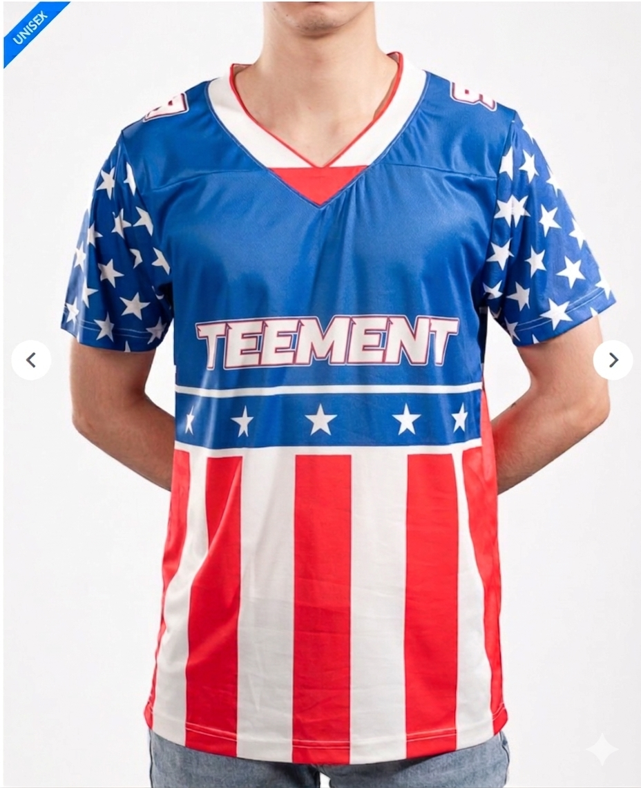 FTJ8300 Football Jersey AOP Shirt